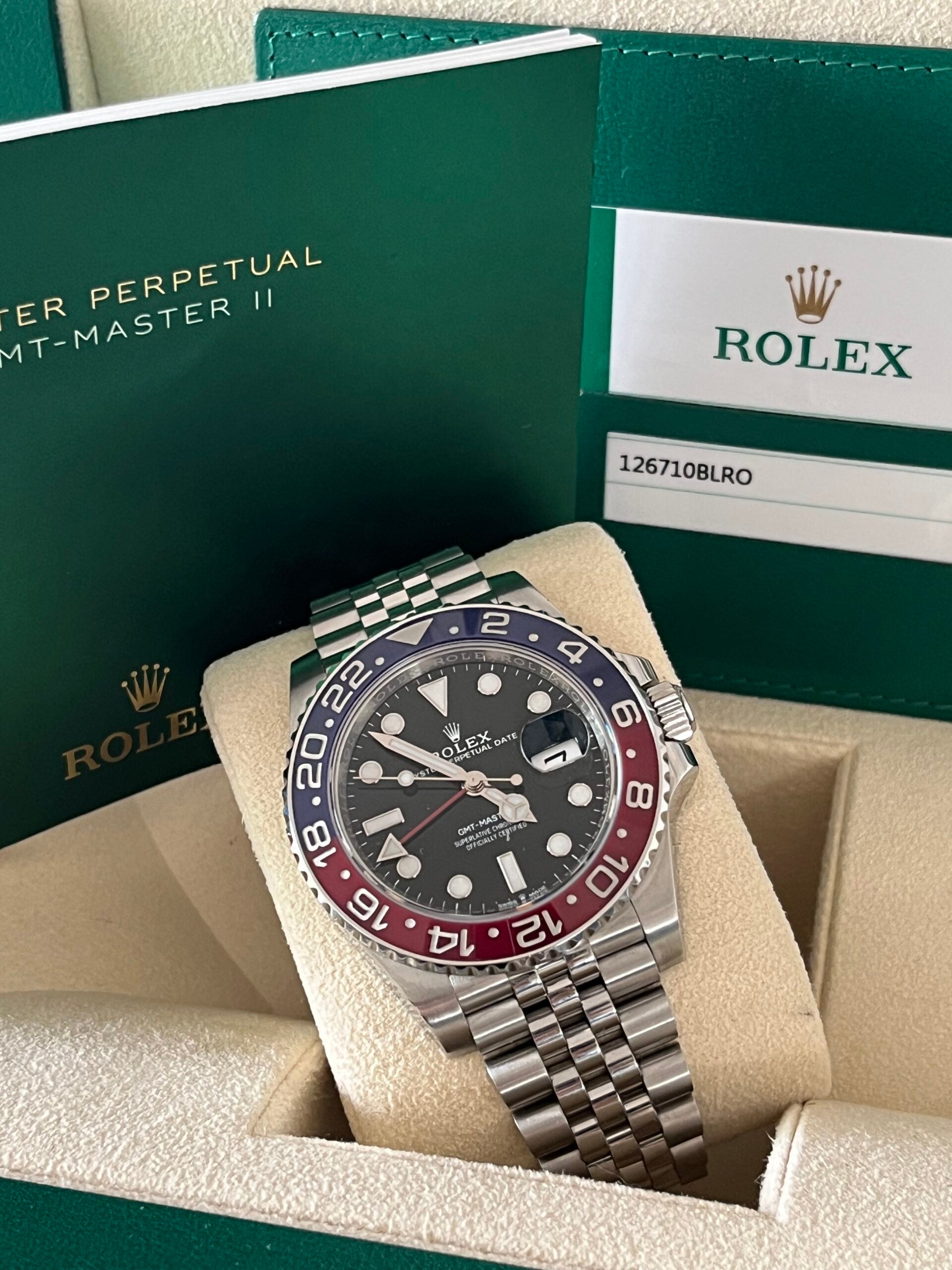 Rolex GMT-Master 126710BLRO